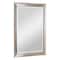 Head West 40" x 28" Oil Rubbed Antique Brushed Nickel Framed Wall Mirror